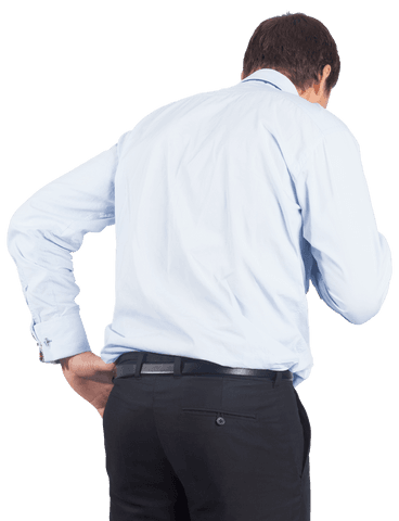 transparent businessman backview touching chin in thought - Download Free Stock Videos Pikwizard.com
