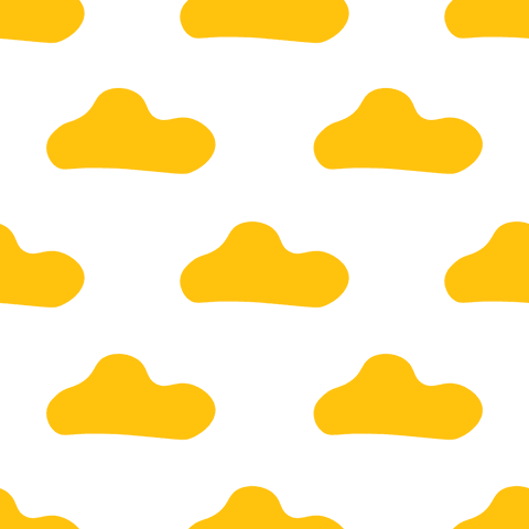 yellow cloud pattern on transparent background vector illustration - Download Free Stock Videos Pikwizard.com