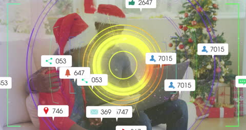 Digital Data Processing with Virtual Connections Featuring Businessman