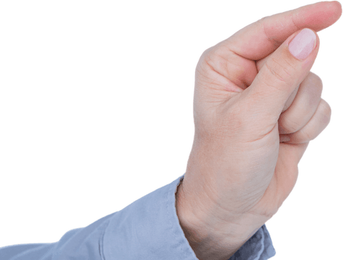 Close-Up of Hand Gesturing on Transparent Background - Download Free Stock Videos Pikwizard.com