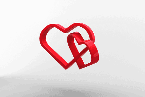 Digital PNG Illustration of Red Linked Hearts on Transparent Background - Download Free Stock Videos Pikwizard.com