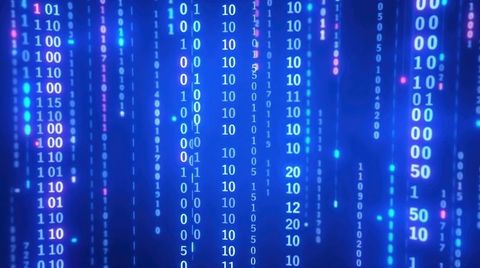 futuristic binary code stream interface with digital data layout - Download Free Stock Images Pikwizard.com