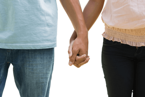 Transparent Couple Holding Hands Showcasing Unity - Download Free Stock Videos Pikwizard.com