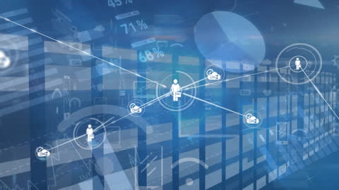Digital Connectivity and Data Network Concept