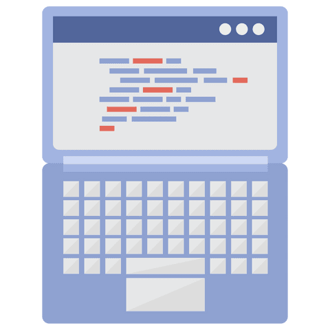 Laptop with Digital Coding Interface on Transparent Background - Download Free Stock Videos Pikwizard.com