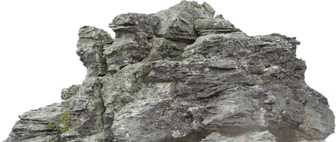 Rough Texture Panoramic Rock Transparent Background