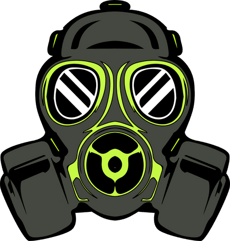 bold graphic gas mask with filters on transparent background - Download Free Stock Videos Pikwizard.com