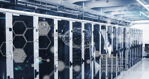 Advanced Data Processing in High-Tech Server Room Environment