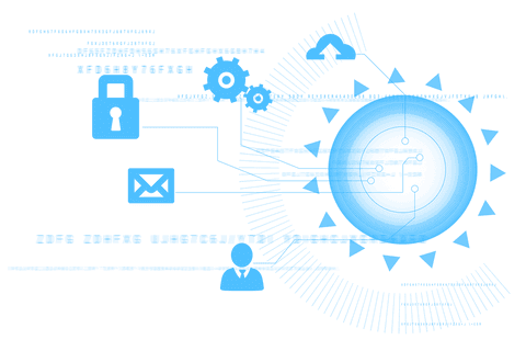 digital interface with media icons on transparent background - Download Free Stock Videos Pikwizard.com
