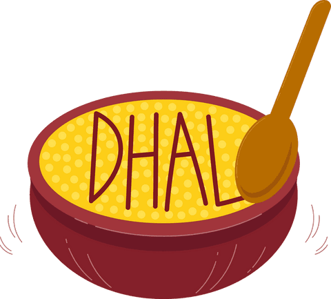 Colorful Transparent Design of Dal Bowl and Spoon