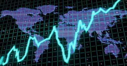 Global Financial Markets Chart with Grid Overlay - Download Free Stock Images Pikwizard.com