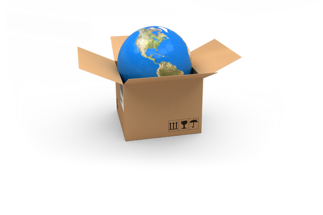 Transparent Illustration of Globe in Cardboard Box - Download Free Stock Videos Pikwizard.com