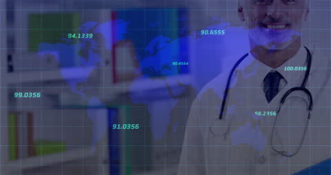 Digital Medical Financial Analysis with Doctor and Global Map