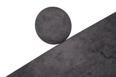 gray round stone rolling on transparent png background - Download Free Stock Videos Pikwizard.com