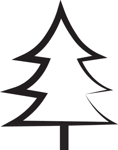 simple transparent christmas tree silhouette vector - Download Free Stock Videos Pikwizard.com