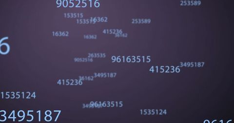 Floating Numbers in Motion on Black Background - Download Free Stock Images Pikwizard.com
