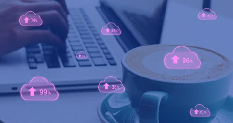 Cloud Data and Analytics Concept in Modern Workspace