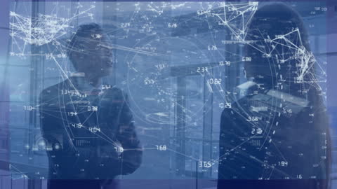 Abstract Business Network in Digital Planning Meeting