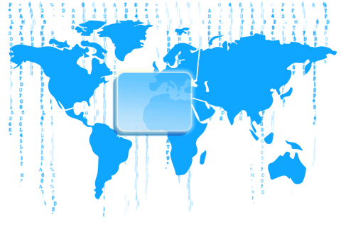 Global Network Connections Transparent World Map Illustration - Download Free Stock Videos Pikwizard.com