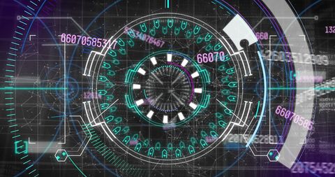 Futuristic Interface Display with Digital Data and Analytics - Download Free Stock Images Pikwizard.com