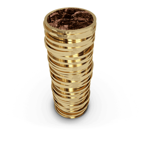 transparent stack of gold coins with soil - Download Free Stock Videos Pikwizard.com