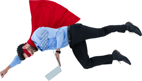 businessman with transparent background acting as superhero - Download Free Stock Videos Pikwizard.com
