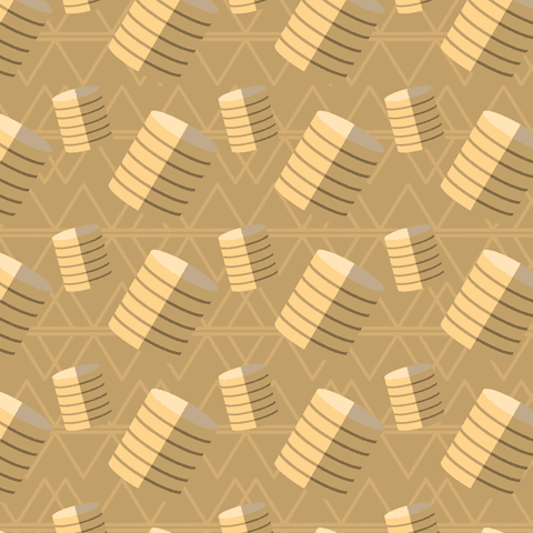 abstract yellow shapes pattern on transparent background - Download Free Stock Videos Pikwizard.com