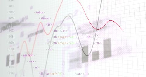 Abstract Digital Data Processing and Graph Analysis Interface - Download Free Stock Images Pikwizard.com