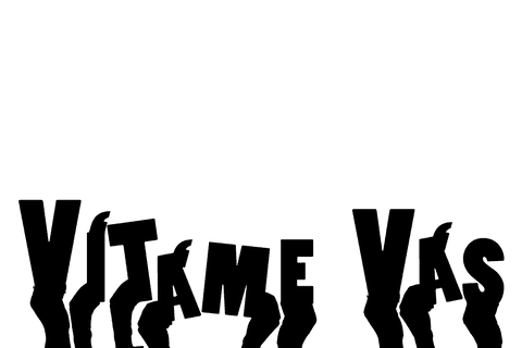 Transparent Illustration of Vitame Vas Greeting Hands