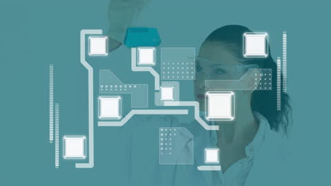 Innovative Technology Interface with Scientist in Laboratory