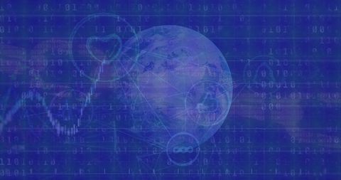 Digital Networks and Global Connectivity with Earth - Download Free Stock Images Pikwizard.com