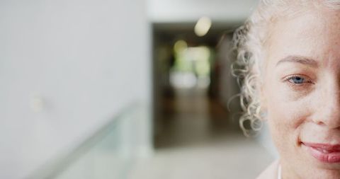 Relaxed Woman Embracing Inner Peace with Mindfulness