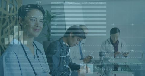 diverse medical team analyzing financial data and charts - Download Free Stock Images Pikwizard.com