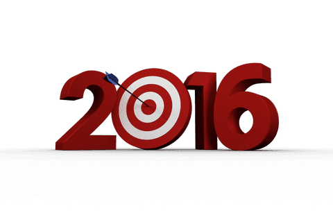 2016 with Bullseye Design on Transparent Background - Download Free Stock Videos Pikwizard.com