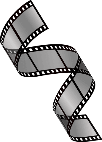 transparent twisting filmstrip with empty frames - Download Free Stock Videos Pikwizard.com