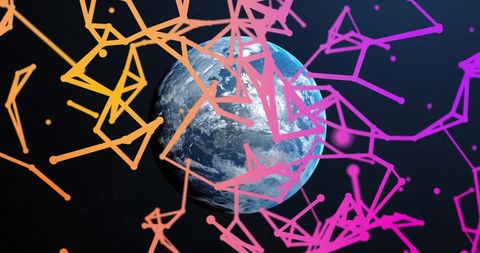 Earth in Digital Web Network Integrations