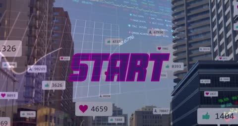 Global Network Connections and Technology Interface Concept