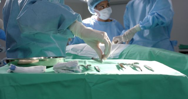 Surgeon Team Performing Operation in Modern Hospital with Surgical Instruments - Download Free Stock Images Pikwizard.com