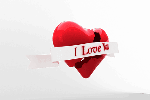 Romantic Heart Illustration with Valentines Message - Download Free Stock Videos Pikwizard.com