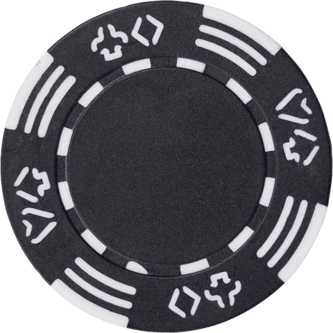 black and white casino token on transparent background for gambling designs - Download Free Stock Videos Pikwizard.com