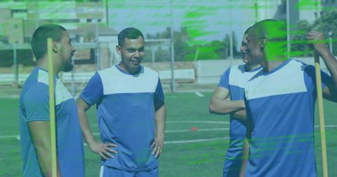 Team Spirit and Friendship Among Soccer Players on Field