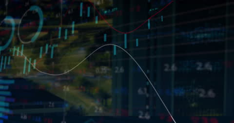 Financial Data Animation with Graph Overlays