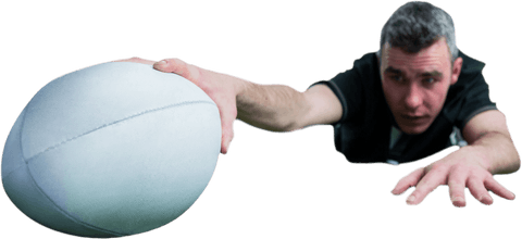 Rugby Player Achieving Dramatic Try with Focused Determination - Download Free Stock Videos Pikwizard.com