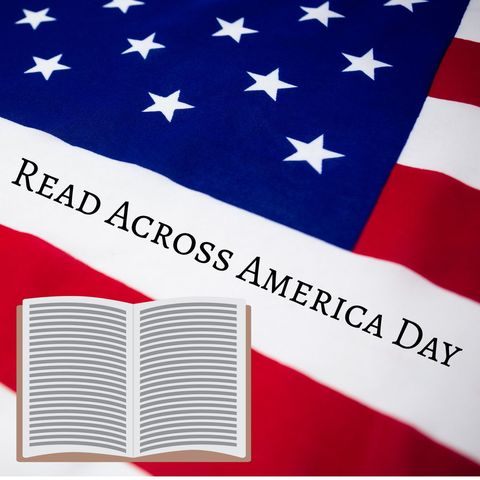 Read Across America Day with Flag and Open Book - Download Free Stock Templates Pikwizard.com