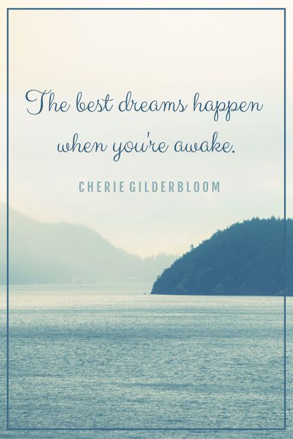 Inspirational Quote Over Tranquil Coastal Landscape - Download Free Stock Templates Pikwizard.com