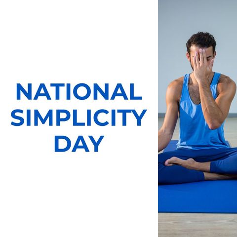 national simplicity day celebration with yoga practice - Download Free Stock Templates Pikwizard.com
