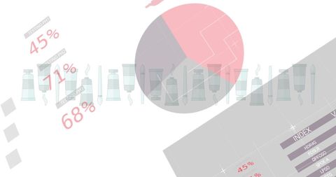 Abstract Financial Data and Graph Integration - Download Free Stock Images Pikwizard.com