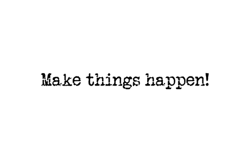 inspirational 'make things happen' text on transparent background - Download Free Stock Videos Pikwizard.com