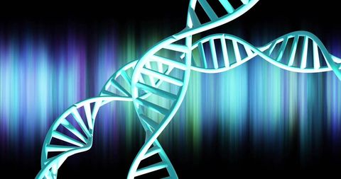 Glowing DNA Strands with Futuristic Light Trails on Dark Background - Download Free Stock Images Pikwizard.com