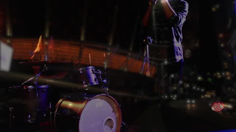 Dynamic Fusion of City Lights and Live Concert Vibes